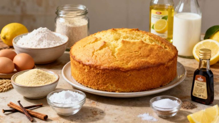 Le cake citron-semoule qui surprend tous ceux qui y goûtent