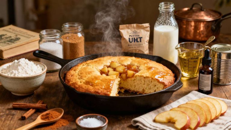 Le gâteau aux pommes à la poêle en 15 min : votre nouveau classique