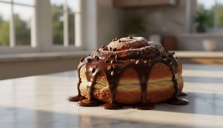 Entre croissant et donut, ce cronut au chocolat est la pâtisserie la plus décadente que vous allez tester ce mois-ci